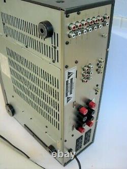 LUXMAN LV-105 Stereo Integrated Amplifier Hybrid Tube MOSFET Works, All Inputs