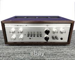 LUXMAN LX38 Integrated Amplifier Tube-Type withWood Cabinet Operation Confirmed