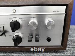 LUXMAN LX38 Integrated Amplifier Tube-Type withWood Cabinet Operation Confirmed