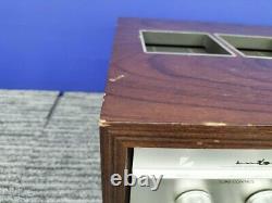 LUXMAN LX38 Integrated Amplifier Tube-Type withWood Cabinet Operation Confirmed