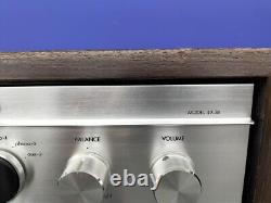 LUXMAN LX38 Integrated Amplifier Tube-Type withWood Cabinet Operation Confirmed