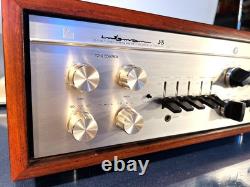 LUXMAN LX38 Stereo Integrated Amplifier with Wood Cabinet Manual Overhauled MG01