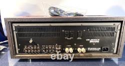 LUXMAN LX38 Stereo Integrated Amplifier with Wood Cabinet Manual Overhauled MG01