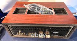 LUXMAN LX38 Stereo Integrated Amplifier with Wood Cabinet Manual Overhauled MG01