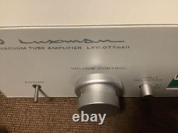 LUXMAN LXV-OT7 MKII Vacuum tube Hybrid Integrated Amplifier Working Confirmed
