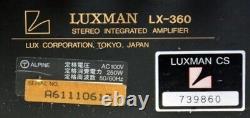 LUXMAN LX-360 LX360 vacuum tube integrated amplifier #1