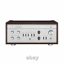 LUXMAN LX-380 Vacuum tube Integrated Amplifier Audio Silver color with Wood grain