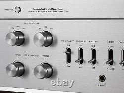 LUXMAN LX-380 Vacuum tube Integrated Amplifier Audio Silver color with Wood grain