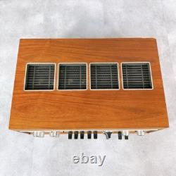 LUXMAN LX-38 Integrated Tube Amplifier with Wooden Cabinet Rare High-End