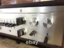 LUXMAN SQ38FD MKII vacuum tube integrated amplifier with wood case adjusted