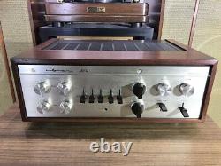 LUXMAN SQ38FD MKII vacuum tube integrated amplifier with wood case adjusted