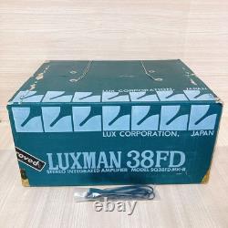 LUXMAN SQ38FD MK-II Stereo Integrated Amplifier with Box Power Cable Tested MG01