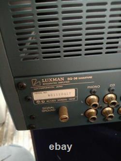 LUXMAN SQ38 vacuum tube amplifier