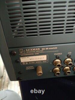 LUXMAN SQ38 vacuum tube amplifier used