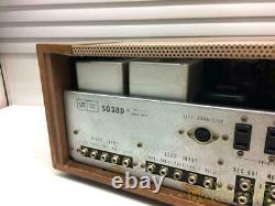 LUXMAN SQ-38D 6RA8 Tube Pre-main Amplifier 10W+10W(50Hz) 1964