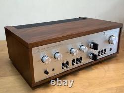 LUXMAN SQ-505X Integrated Amplifier with Wood Case Excellent Tested Japan GS03