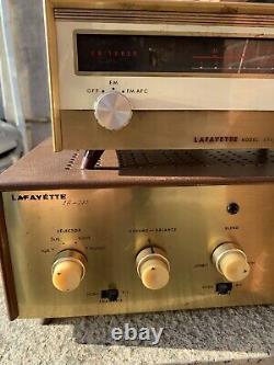 Lafayette LA-235 Integrated Stereo Tube Amplifier & LT-808 FM Stereo Tuner RARE