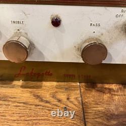 Lafayette LA-55 Mono Tube Integrated Amplifier For Parts / Repair