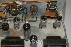 Lafayette Stereo Vintage Tube Amplifier Sounds Great 4x 6BQ5 4x 6EU7, EZ81