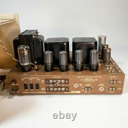 Legendary Bell Sound Systems Model 3DT Stereo Integrated Tube Amplifier