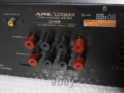 Luxman Alpine LV-105 Hybrid Tube Mosfet Integrated Amplifier AMP ONE OWNER