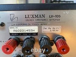 Luxman LV105 Tube Hybrid Amplifier and AV system