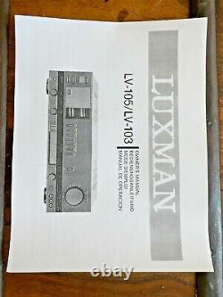 Luxman LV105 Tube Hybrid Amplifier and AV system