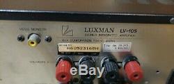 Luxman LV-105u HYBRID Tube Integrated Amplifier Amp Phono MM MC Works