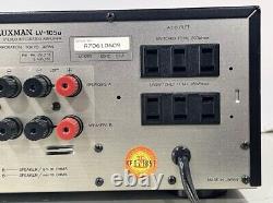 Luxman LV-105u Stereo Integrated Hybrid Tube Amplifier Vintage, Tested