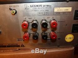 Luxman LV-105u hybrid tube integrated amplifier with Phono MM/MC