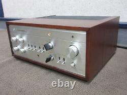 Luxman LX-380 Stereo Tube Integrated Amplifier AC100V Remote LX380 Wood MM Phon