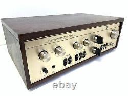 Luxman L-504 Integrated Stereo Amplifier 70Watts RMS Vintage 1973 Work Good Look