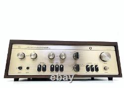 Luxman L-504 Integrated Stereo Amplifier 70Watts RMS Vintage 1973 Work Good Look
