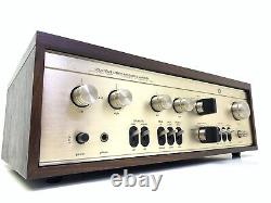 Luxman L-504 Integrated Stereo Amplifier 70Watts RMS Vintage 1973 Work Good Look