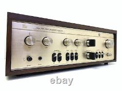 Luxman L-504 Integrated Stereo Amplifier 70Watts RMS Vintage 1973 Work Good Look