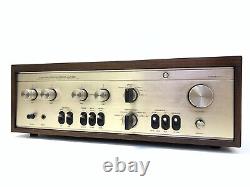 Luxman L-504 Integrated Stereo Amplifier 70Watts RMS Vintage 1973 Work Good Look