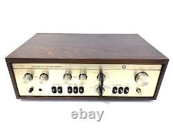 Luxman L-504 Integrated Stereo Amplifier 70Watts RMS Vintage 1973 Work Good Look