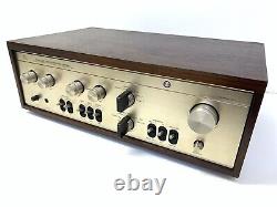 Luxman L-504 Integrated Stereo Amplifier 70Watts RMS Vintage 1973 Work Good Look