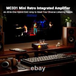 MC331 Tube Integrated Amplifier with DAC, 2 Channel Home Audio Stereo Power