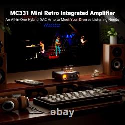 MC331 Tube Integrated Amplifier with DAC, 2 Channel Home Audio Stereo Power A