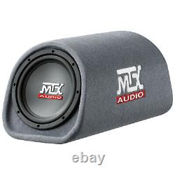 MTX Audio RT8PT RoadThunder 8 120W RMS Amp Vented Sub Tube Used Very Good