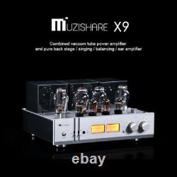 MUZISHARE X9 300B Tube Amplifier Class A Vacuum Integrated Lamp Balanced Amp