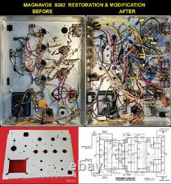 Magnavox 9302 Tube Amp Rebuilt & Modified Fully Integrated (CLEARANCE)