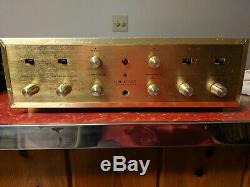 Mapleshade Modified SCOTT 222c Tube Intergrated Amplifier. Telefunken