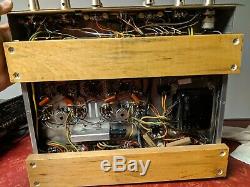 Mapleshade Modified SCOTT 222c Tube Intergrated Amplifier. Telefunken