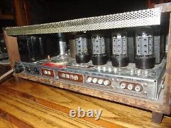Matched Fisher KX-200 Stereo Master Tube Amplifier & KX-60 Tuner Updated