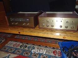 Matched Fisher KX-200 Stereo Master Tube Amplifier & KX-60 Tuner Updated