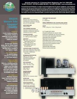 McIntosh MA2275 Vacuum Tube Integrated Amplifier KT88 12AX7