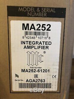 McIntosh MA252 Integrated Hybrid Amplifier Stereo Vacuum Tubes 160x2 HiFi Phono
