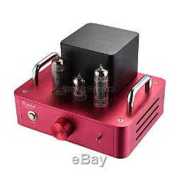 Mini 6P14/EL84 Vacuum Tube Amplifier Stereo Class A Single-Ended Integrated Amp
